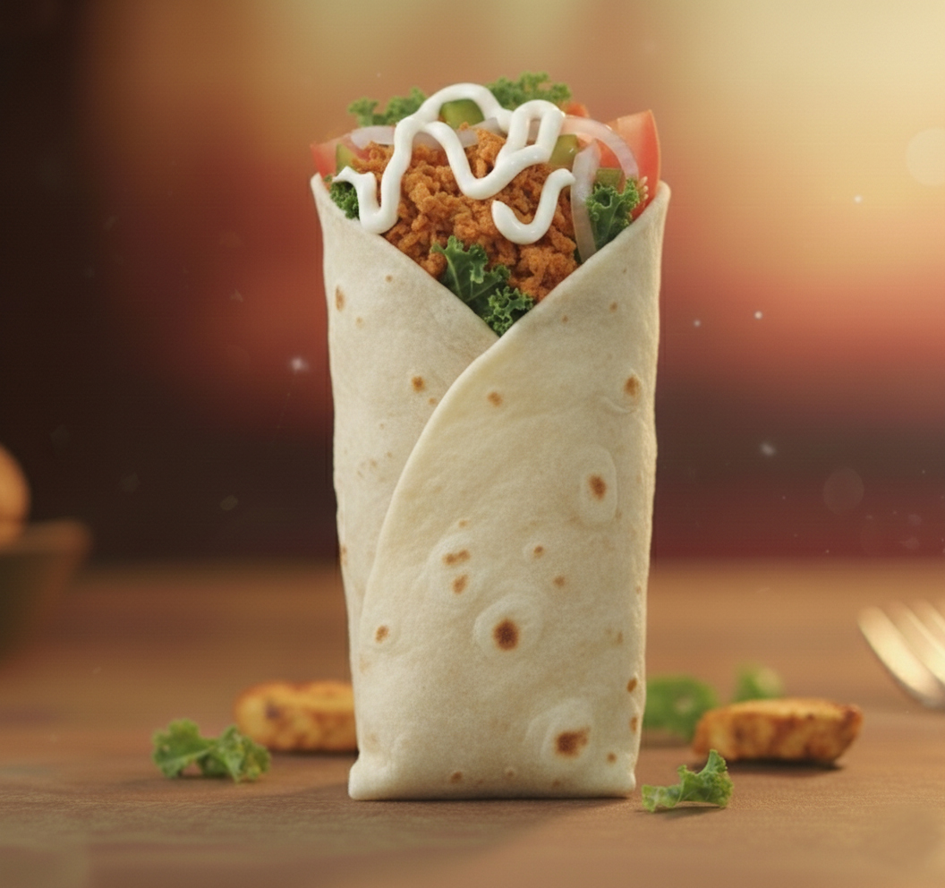 Rumali Chicken chicken wrap